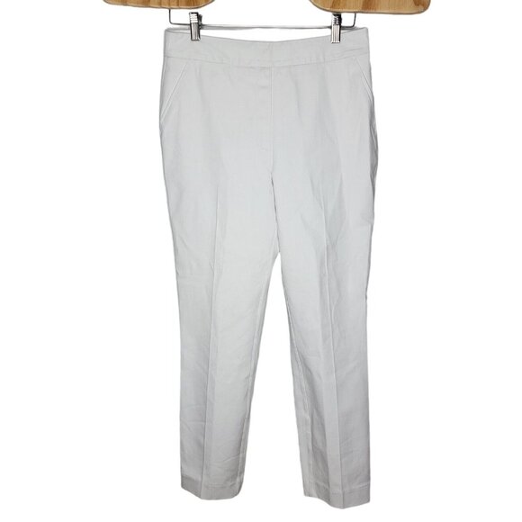 Spanx Medium Classic White On The Go Slim Straight Pant Women's M - Picture 1 of 6